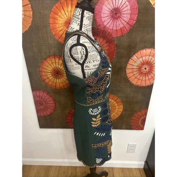 J.O.A. Urban Outfitters Embroidered Tank Dress Soft Girl Indie Cottagecore Sz M - Picture 2 of 9